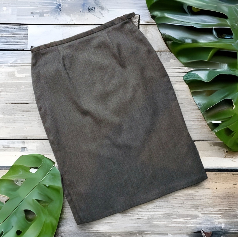 EXPRESS gray career skirt